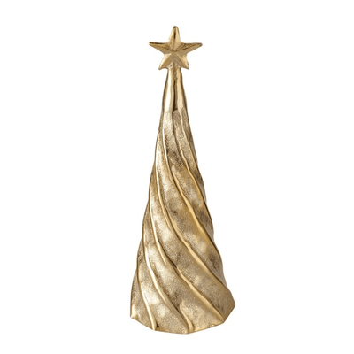 Gold Decorative Metal Christmas Tree Ornament Accessories 
