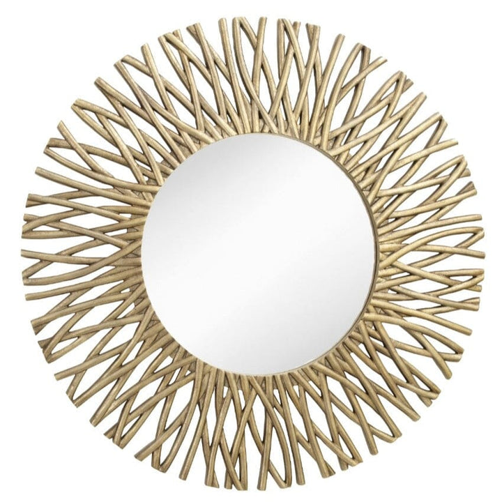 Graziana Gold Statement Round Mirror Accessories 