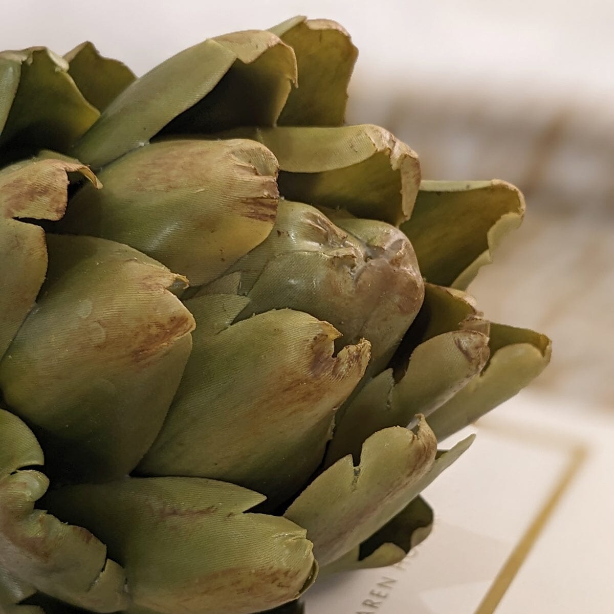 Green Decorative Artichoke Ornament Accessories 