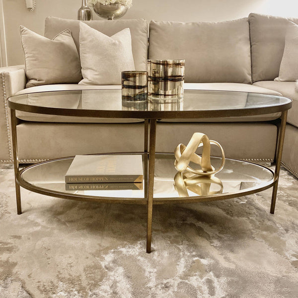 Hamilton Aged Bronze Coffee Table Furniture 