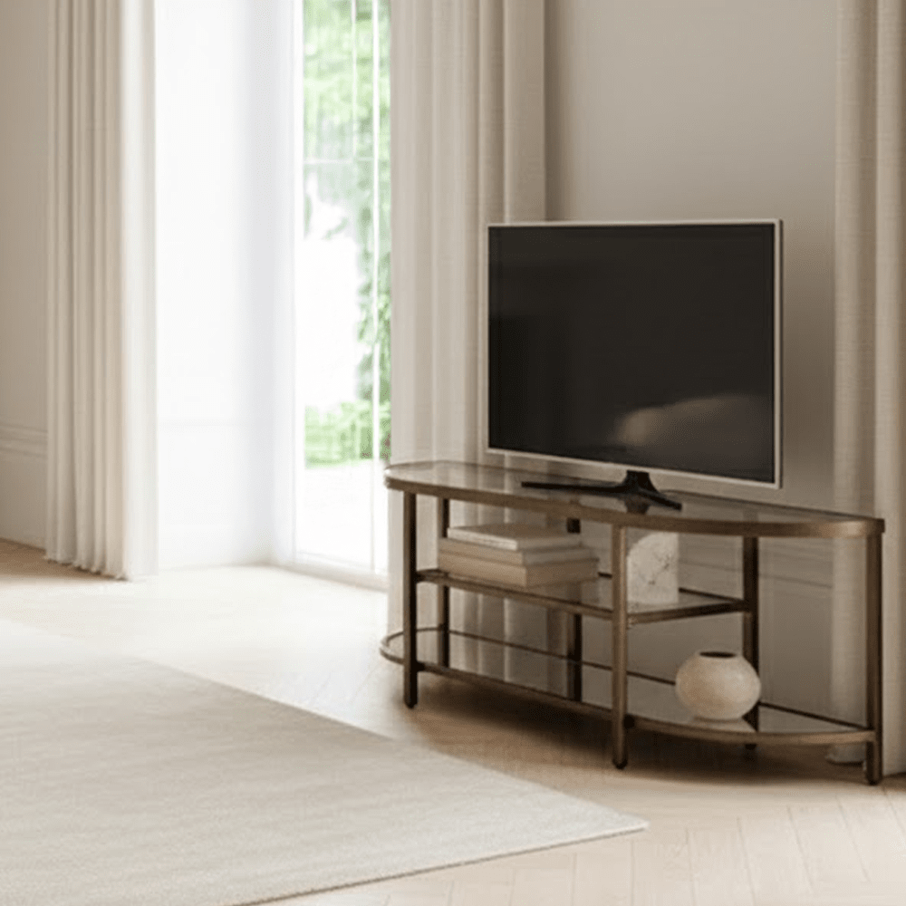Hamilton Bronze Metal TV Unit Furniture 