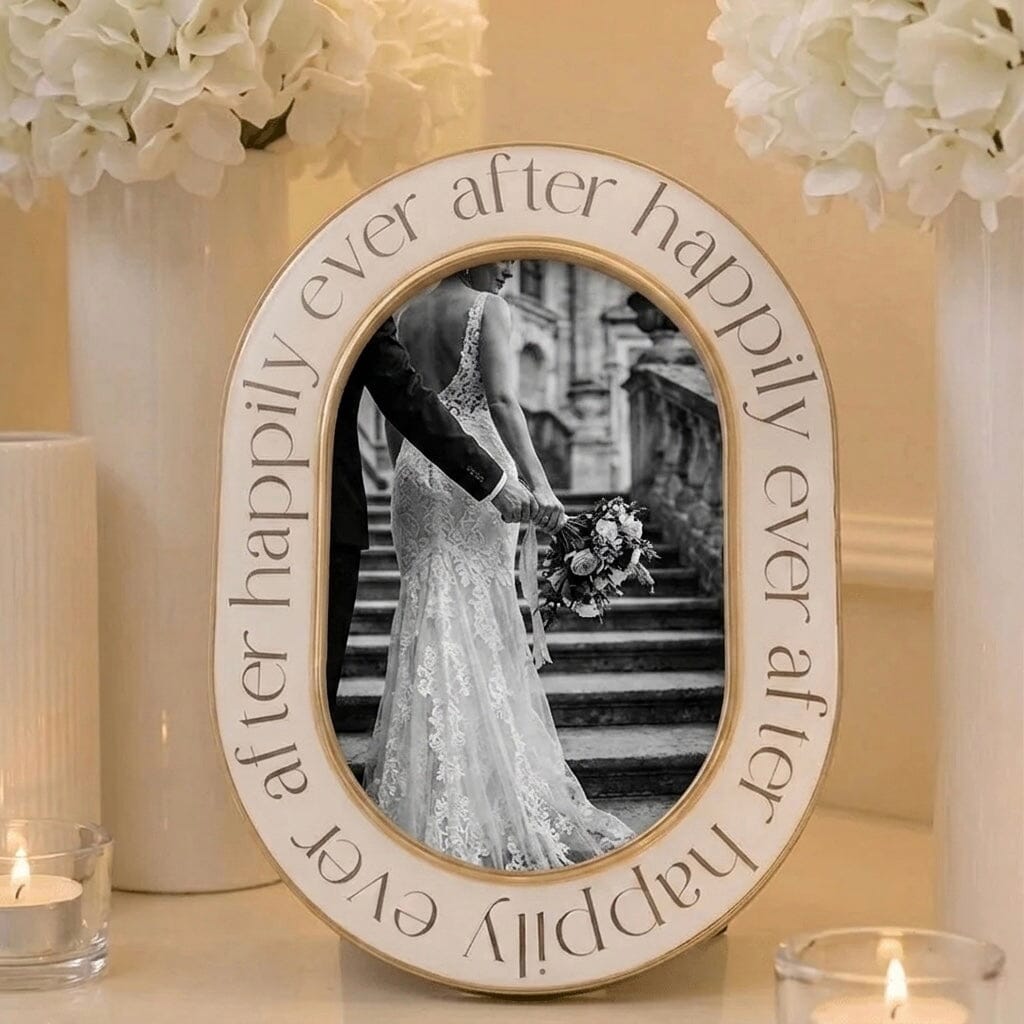 Happily Ever After Oval Photo Frame - 4x6" Accessories 