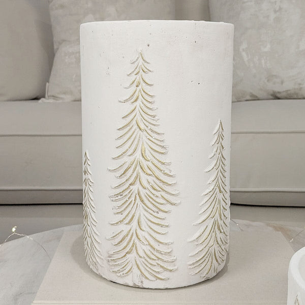 Helene Gold & White Forest Decorative Vase Accessories 