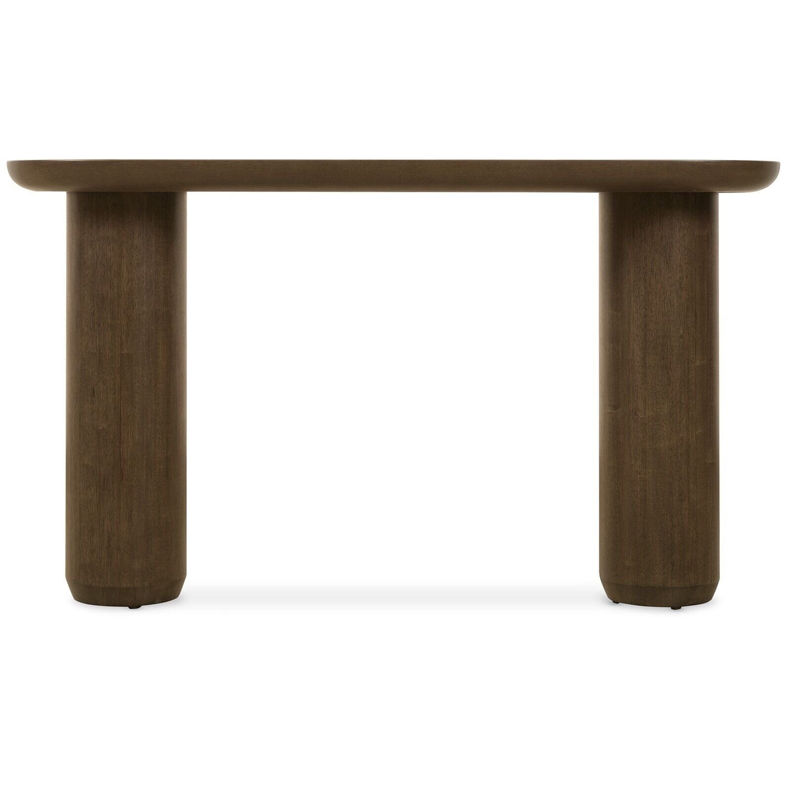 Henman Walnut Oval Console Table Furniture 