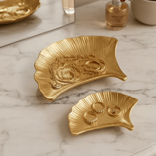 Oville Gold Decorative Wavy Edge Dish