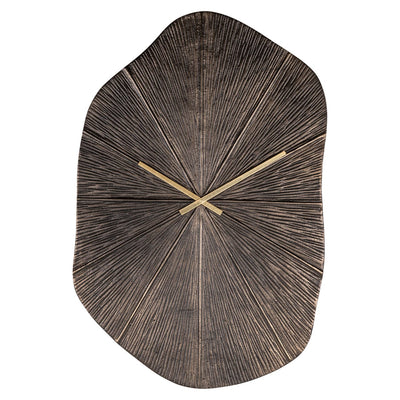 Hygge Bronze Abstract Wall Clock Accessories 