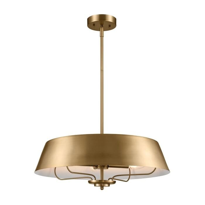 Ianthe Gold 4 Light Ceiling Light with Gold Shade Lighting 