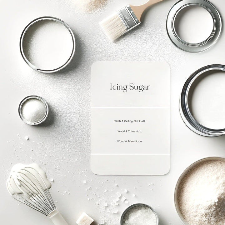 Icing Sugar White Satin Wood & Trim Paint - 750ml 