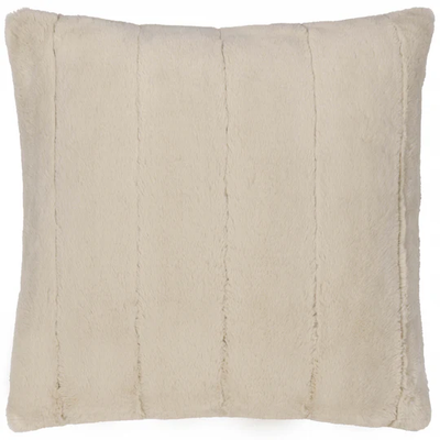 Marlowe Oatmeal Faux Fur Cushion Cover - 45x45cm