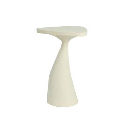 Chelsie Cream Curved Accent Side Table