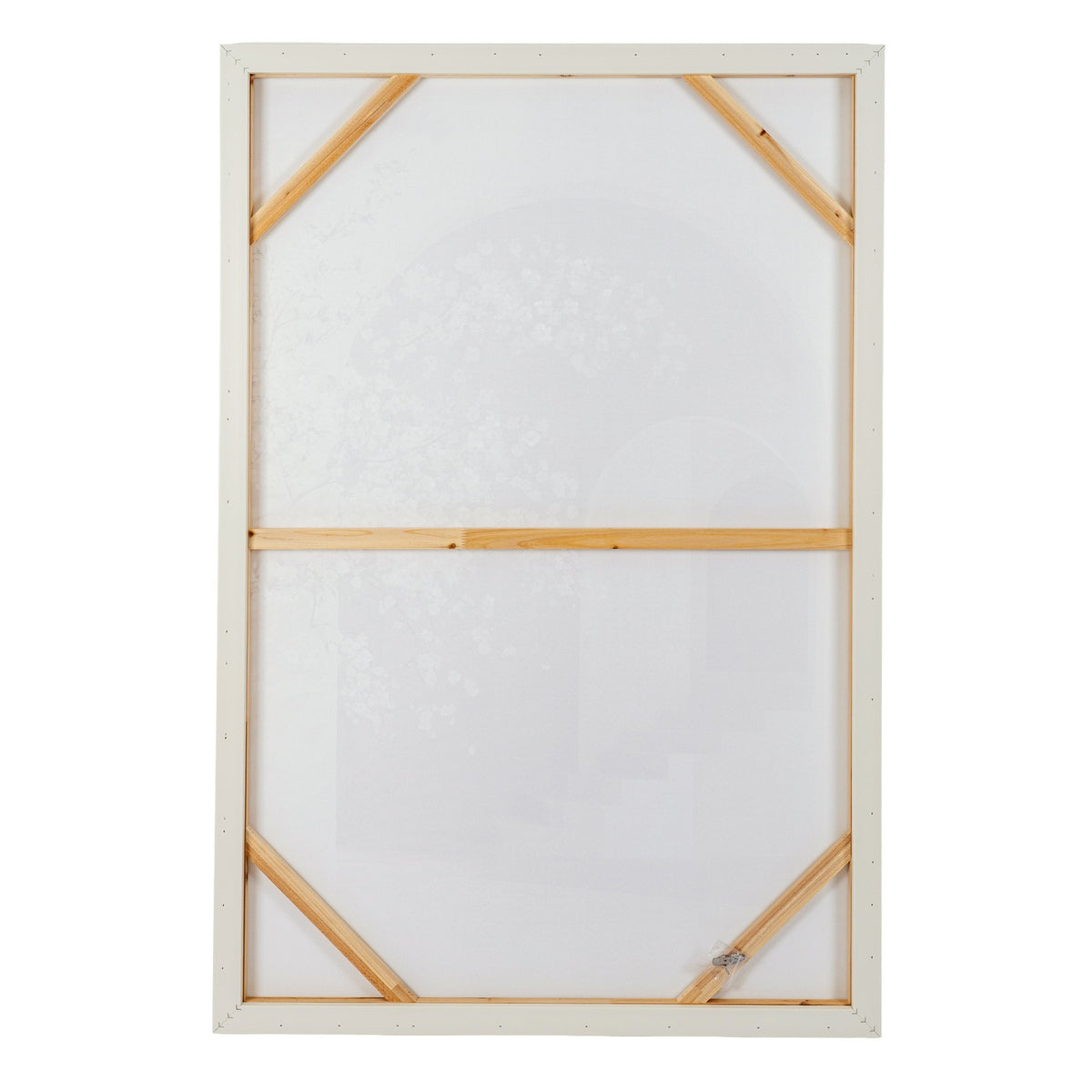 Madelyn Blossom Detail Neutral Handpainted Canvas Wall Art