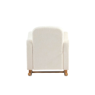 Noemi Snow Boucle Rocking Nursing Chair