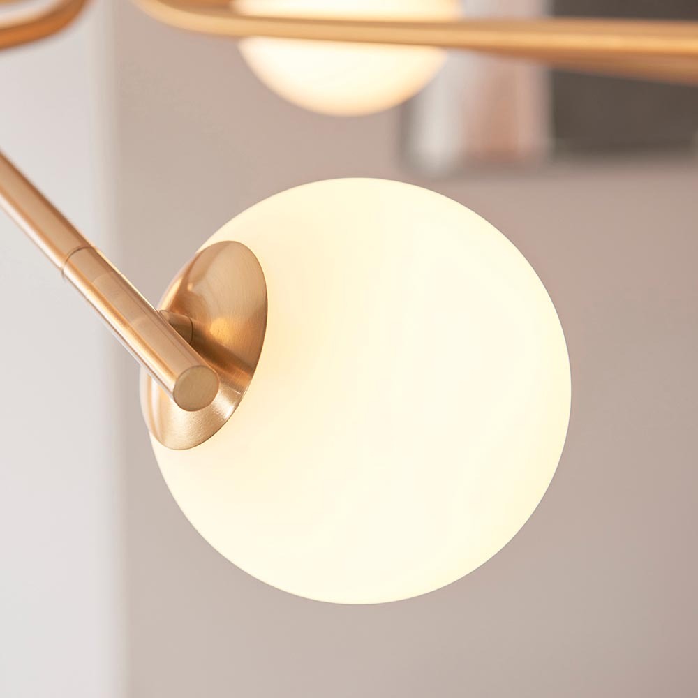 Charlie Gold 10 Light Pendant Ceiling Light