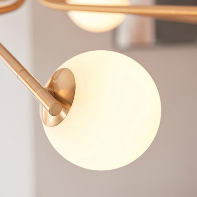 Charlie Gold 10 Light Pendant Ceiling Light