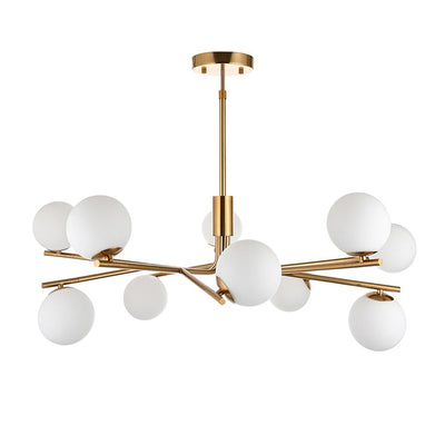 Charlie Gold 10 Light Pendant Ceiling Light