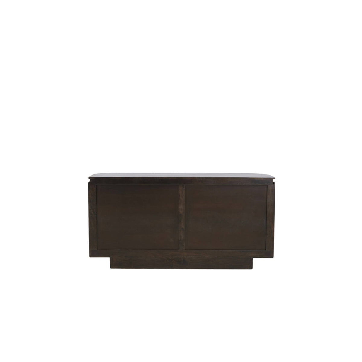 Romie Dark Wood Curved Sideboard