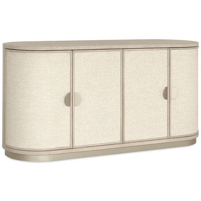 Nerida Whitewash Oval 4 Door Sideboard