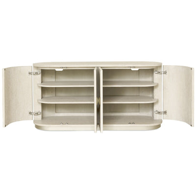 Nerida Whitewash Oval 4 Door Sideboard