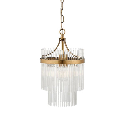In Stock - Abella Light Gold & Glass Pendant Ceiling Light Lighting 