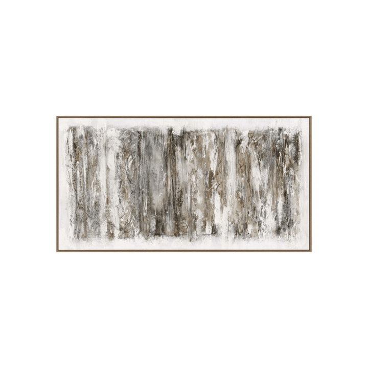 In Stock - Artisan Hand Painted Abstract Framed Canvas 