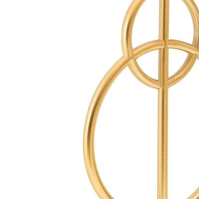 In Stock - Bellagio Gold Circles Table Lamp with Marble Base Lighting 