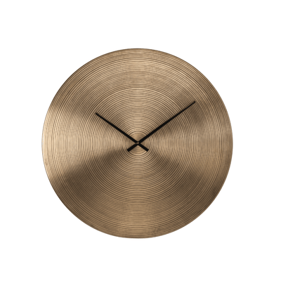 In Stock - Berlin Round Gold Wall Clock Accessories 