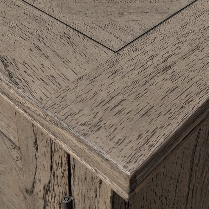 In Stock - Elysium Natural Wood Large 2 Drawer Console Table Furniture 