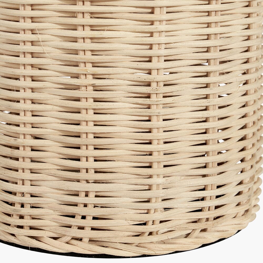 In Stock - Emilia Natural Rattan Bottle Neck Table Lamp Lighting 
