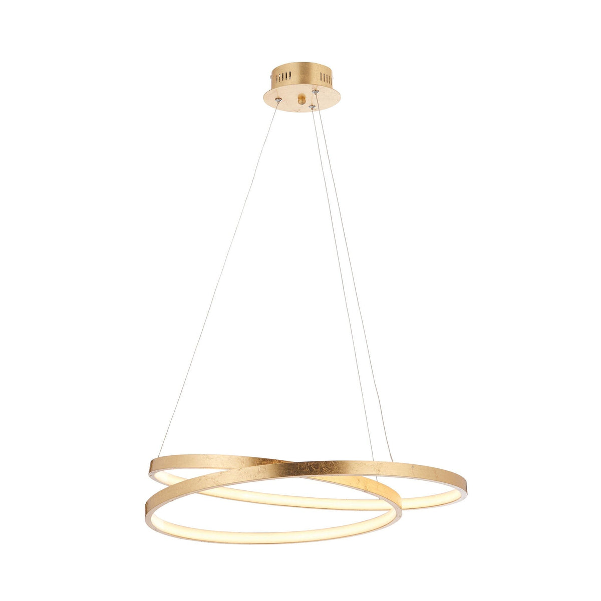 In Stock - Halo Ring Circular Gold LED Ceiling Light Lighting 