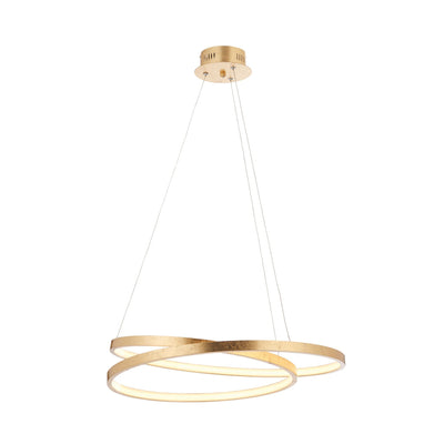 In Stock - Halo Ring Circular Gold LED Ceiling Light Lighting 