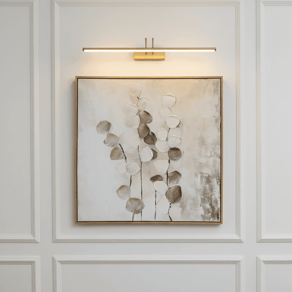 In Stock - Ila Neutral Leaf Print Framed Canvas Wall Art Accessories 