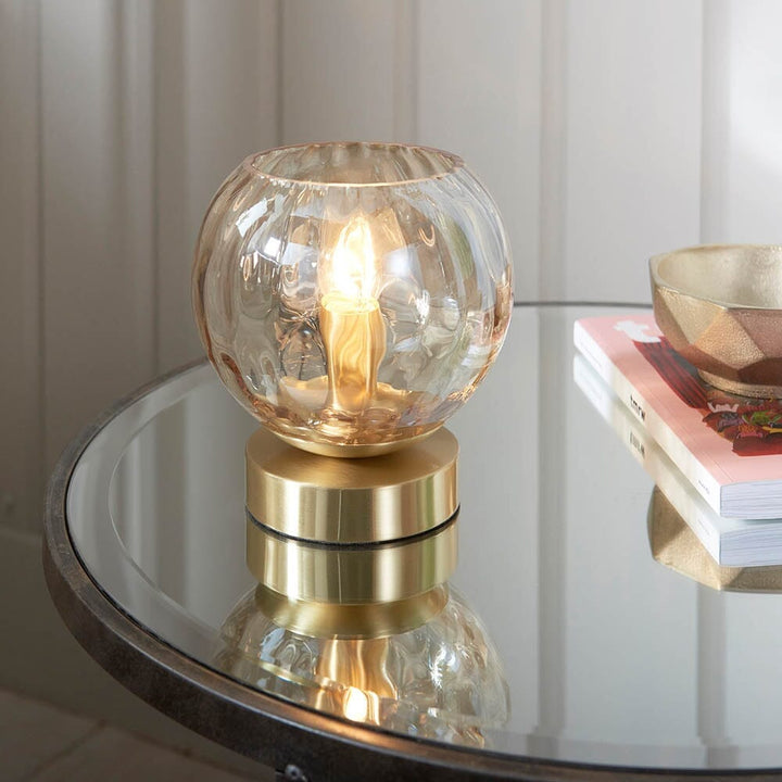 In Stock - Laguna Champagne & Gold Table Lamp Lighting 
