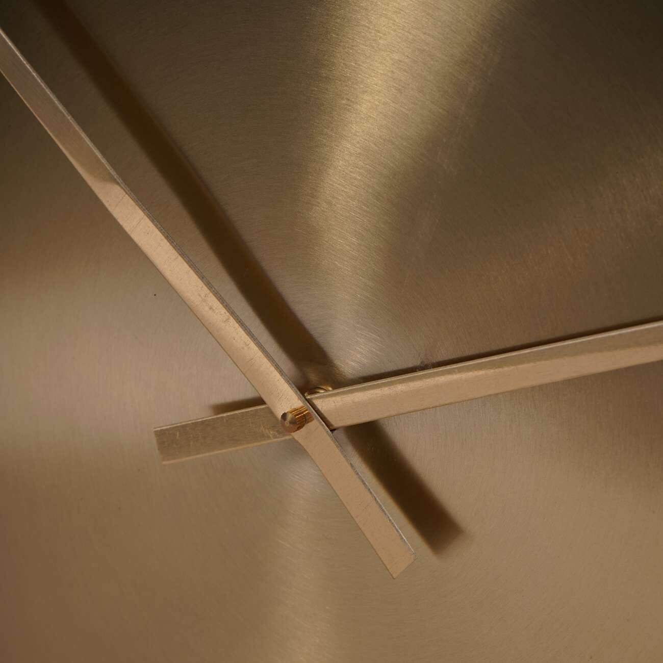 In Stock - Laylani Brass & Black Medium Wall Clock Accessories 