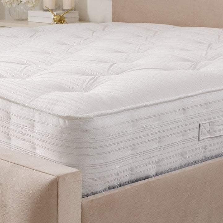 In Stock - Luxury 3000 Pocket Natural Mattress, With Wool, Silk and Cashmere - Double 