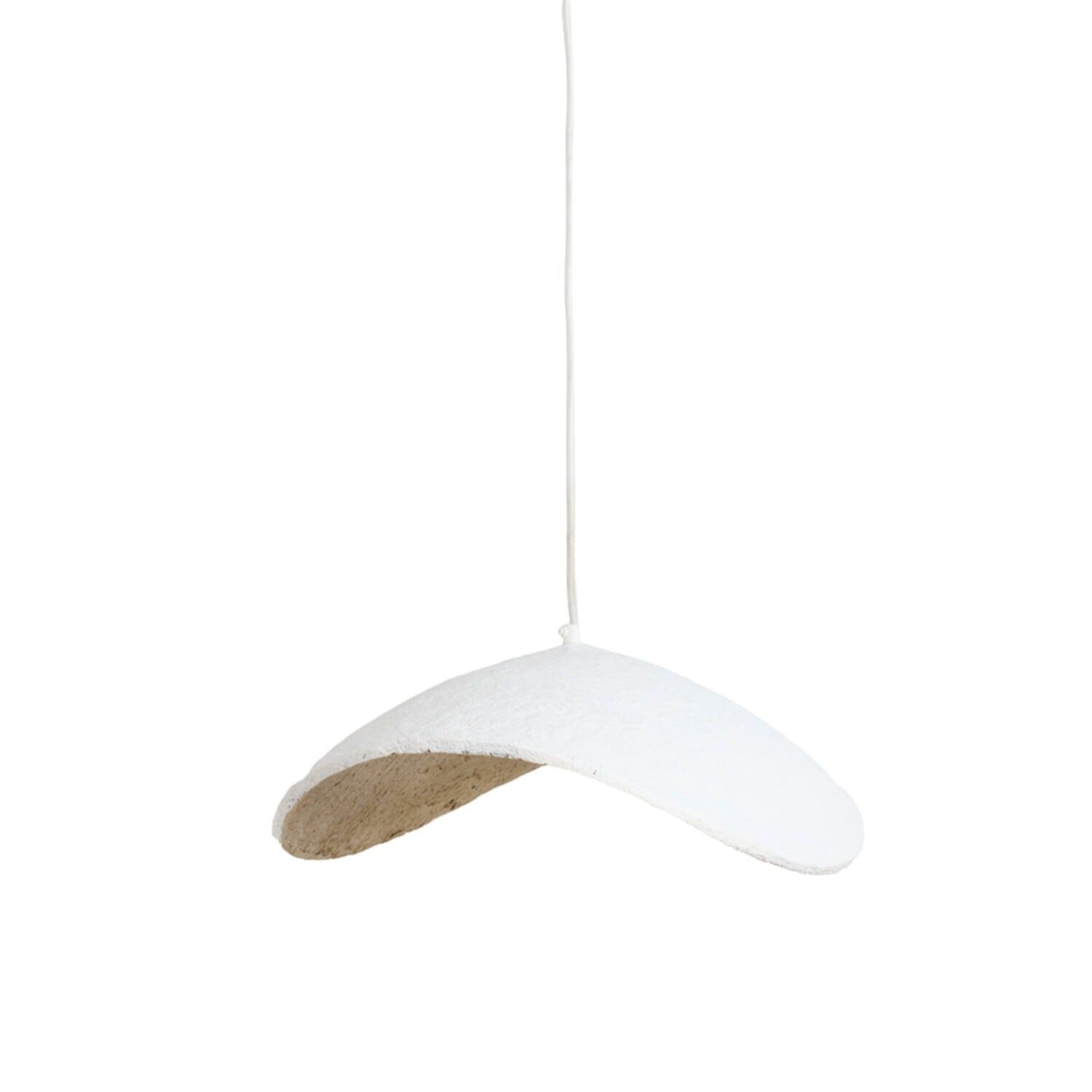 In Stock - Montrose Cream & Antique Brass Organic Ceiling Ligh Lighting 