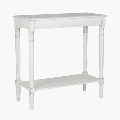 In Stock - Nia White Wooden Console Table Furniture 
