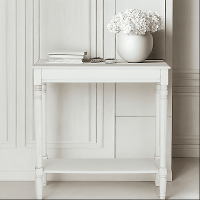 In Stock - Nia White Wooden Console Table Furniture 