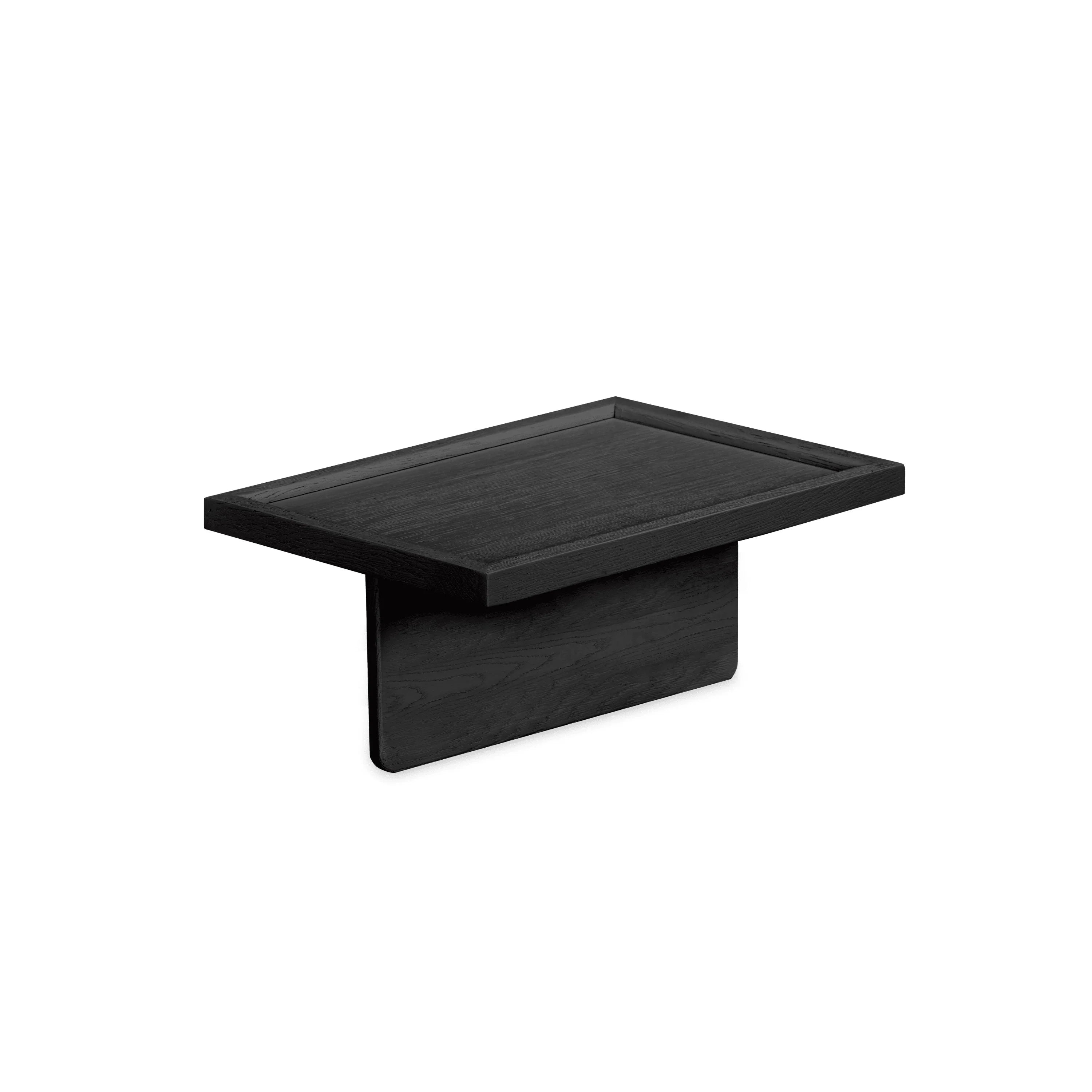 In Stock - Soho Black Oak Veneer Sofa Table Furniture 