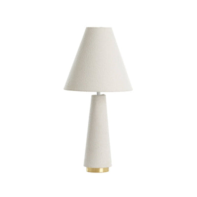 In Stock - Zaylee Luxury Cream Boucle Table Lamp Lighting 