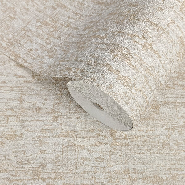 Inaya Cream & Beige Textured Wallpaper Home Improvement 