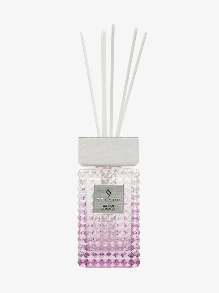 Indian Summer Petite Pink & White Luxury Reed Diffuser - 150ml Fragrance 