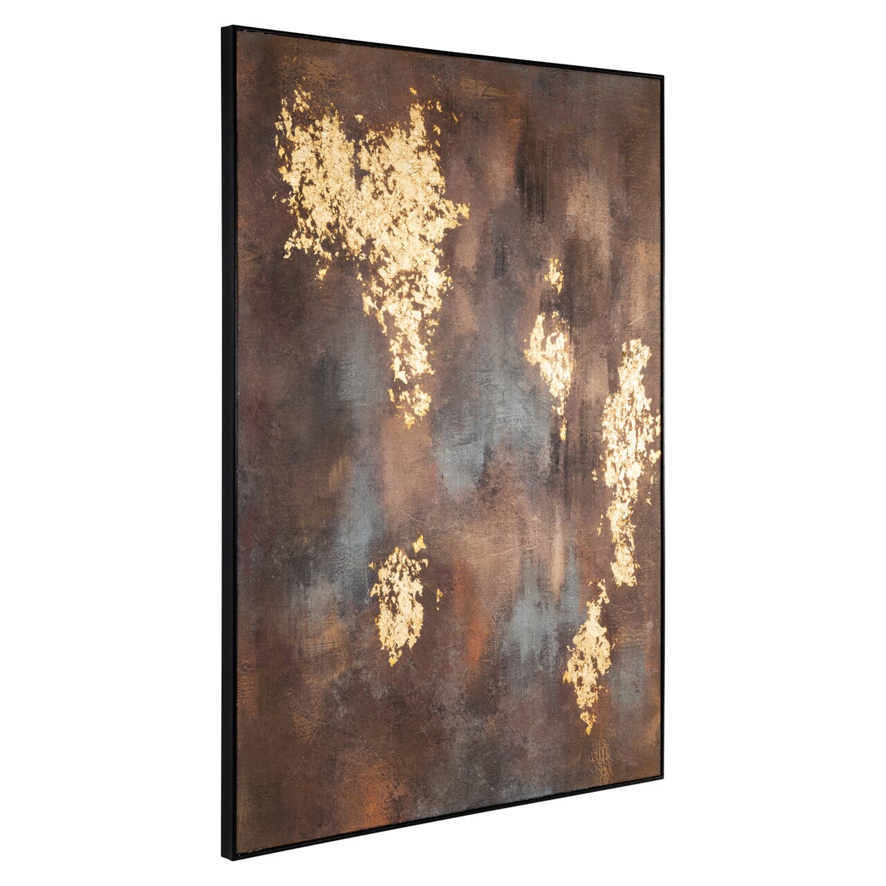 Ines Gold Foil Abstract Wall Art Accessories 