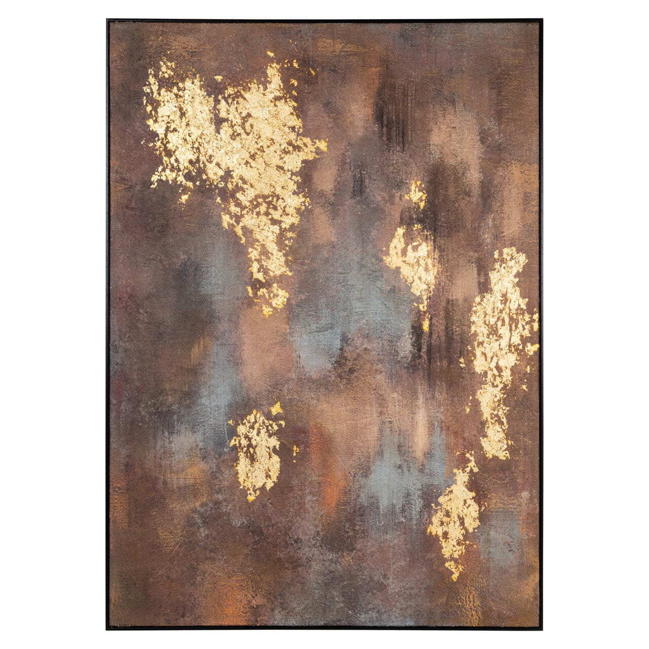 Ines Gold Foil Abstract Wall Art Accessories 