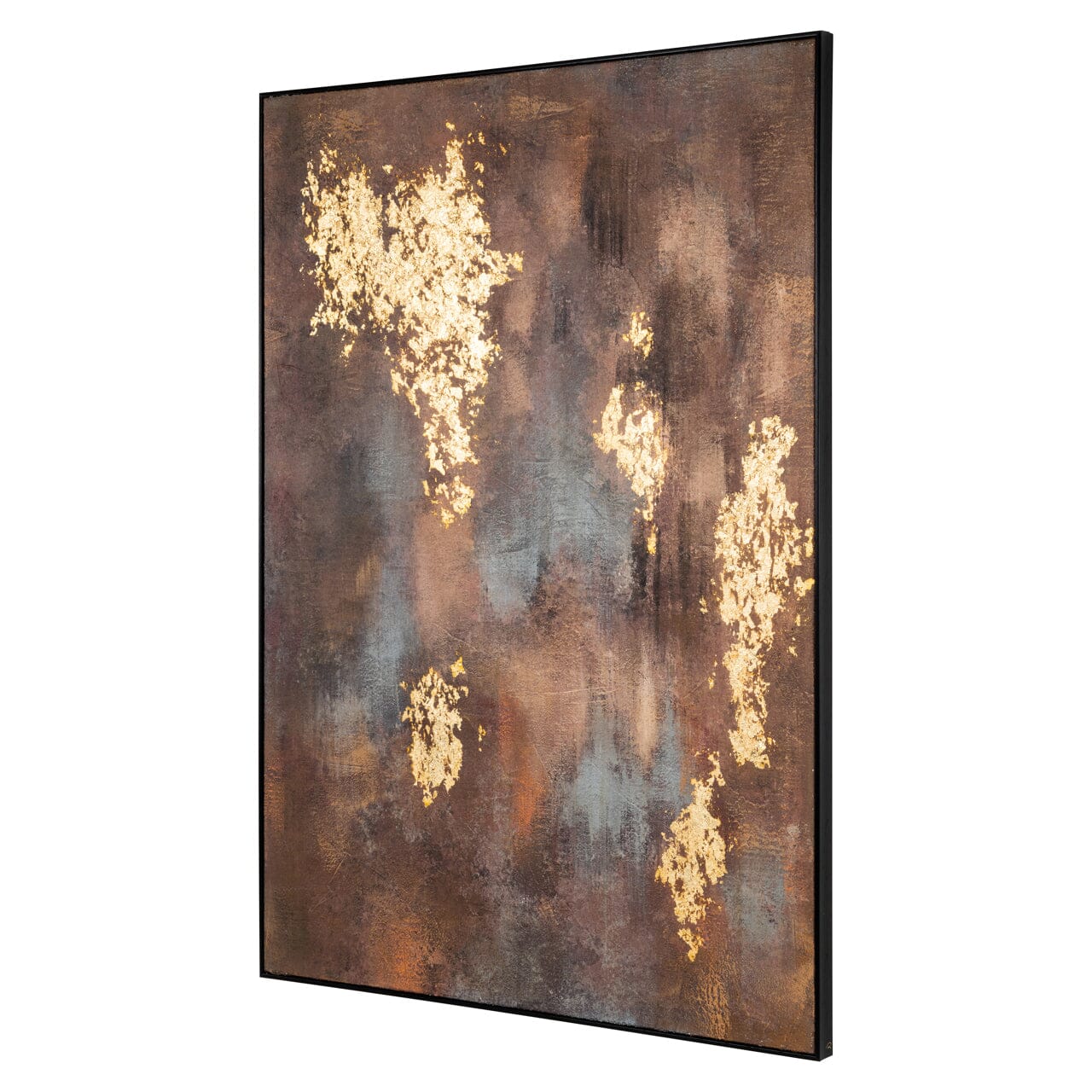 Ines Gold Foil Abstract Wall Art Accessories 