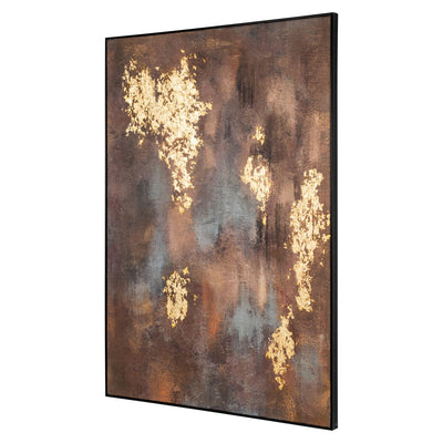 Ines Gold Foil Abstract Wall Art Accessories 