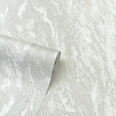 Inglot Cream Marble Patterned Textured Wallpaper Home Improvement 