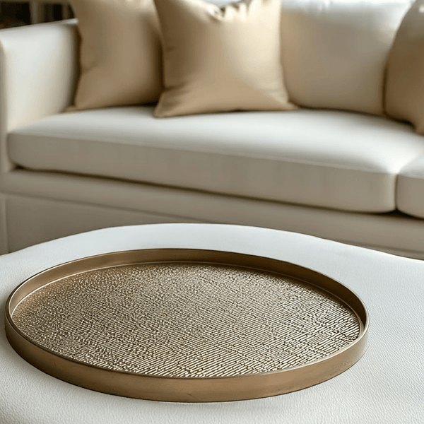 Ingrid Antique Bronze Textured Tray Accessories 