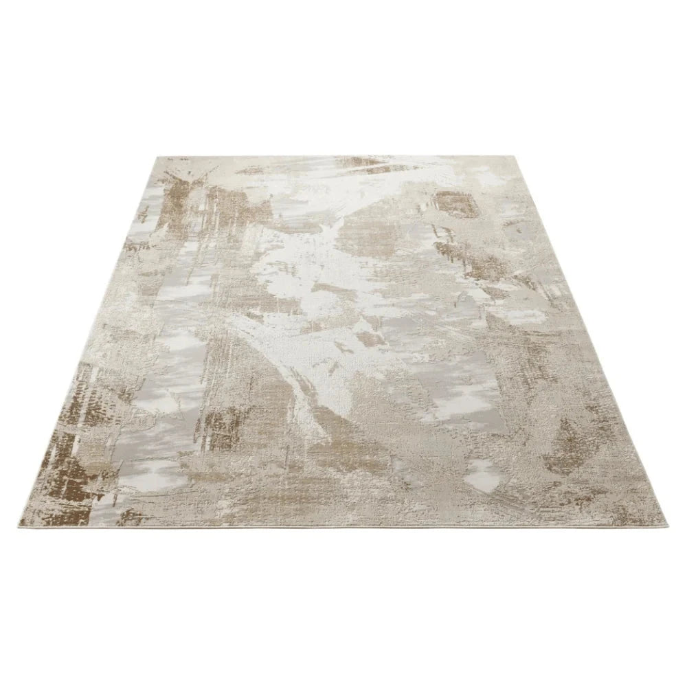Isadora Greige Abstract Rug Textiles 