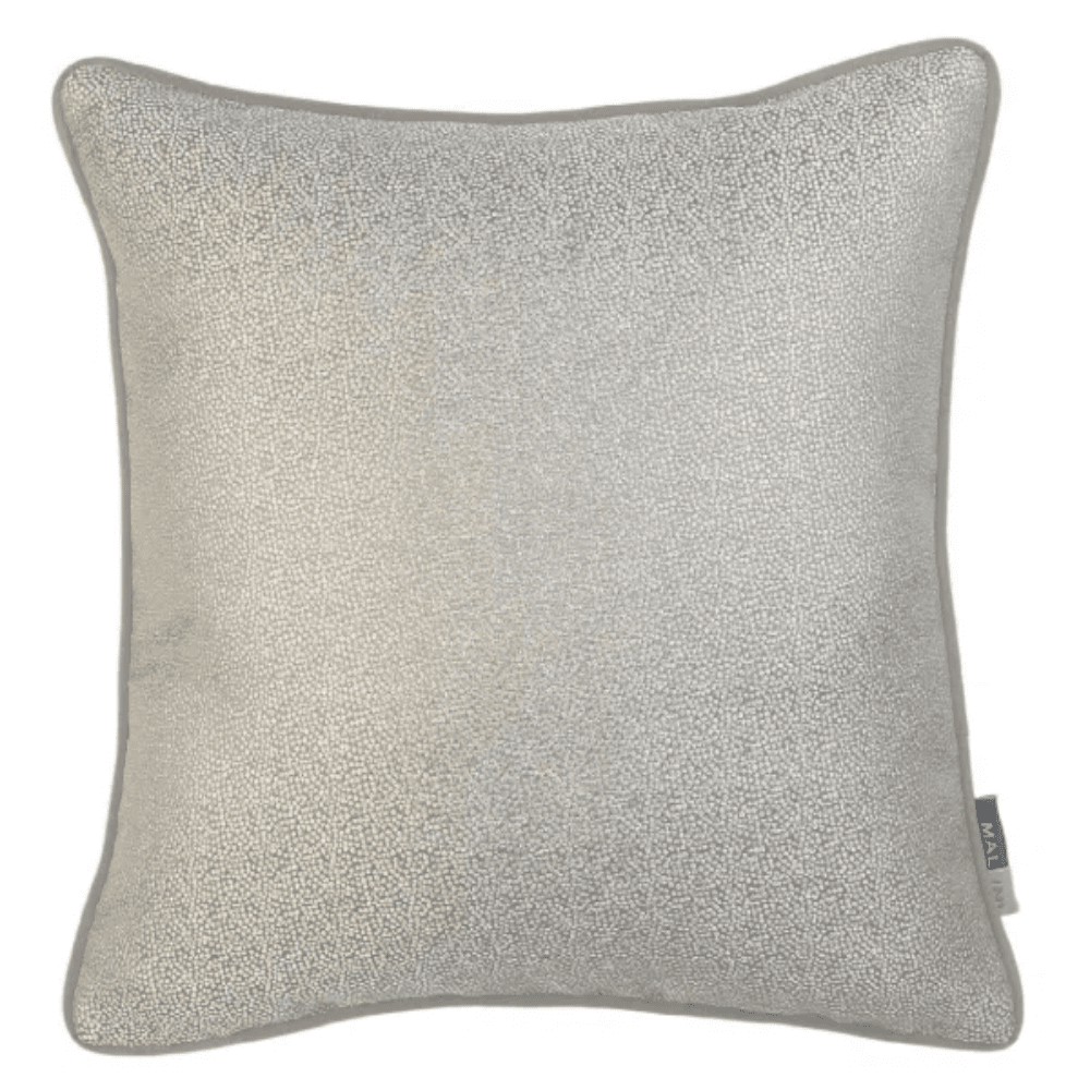 Islington Beige Metallic Cushion - 43x43cm Textiles 