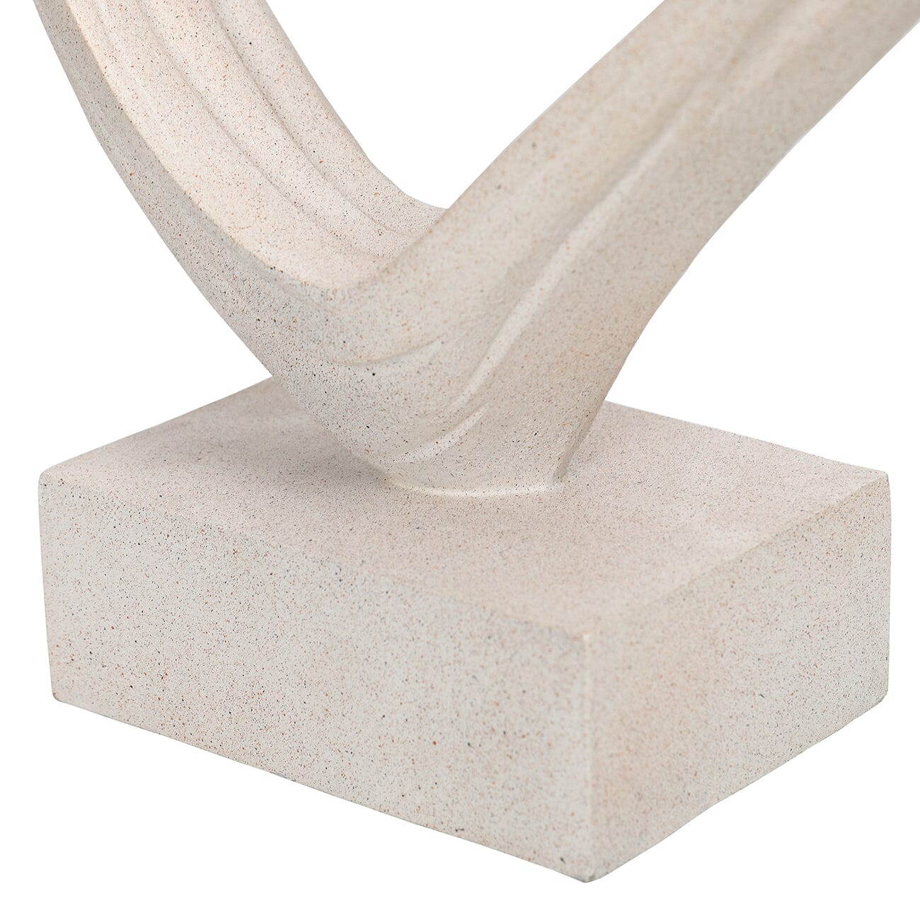 Isobel White Sculptural Heart Ornament Accessories 